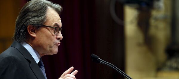 Artur Mas, el presidente en funciones del Gobierno de Cataluña - Sputnik Mundo