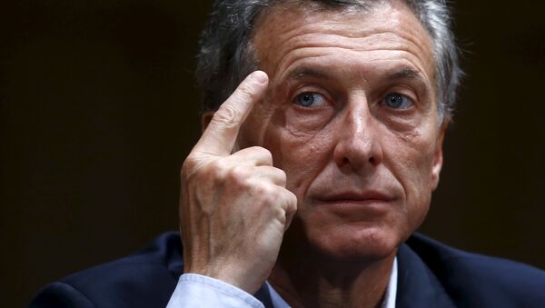 Mauricio Macri, presidente de Argentina - Sputnik Mundo