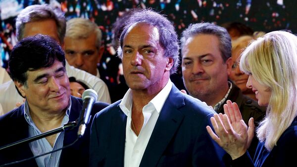 Daniel Scioli, candidato presidencial del Frente para la Victoria - Sputnik Mundo