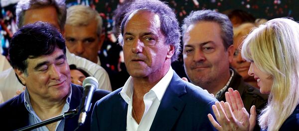 Daniel Scioli, candidato presidencial del Frente para la Victoria - Sputnik Mundo
