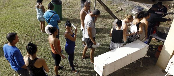 Migrantes cubanos cerca de la frontera entre Costa Rica y Nicaragua - Sputnik Mundo