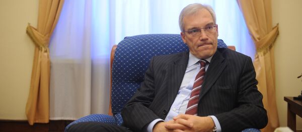 Alexandr Grushkó, el representante de Rusia ante la OTAN Alexandr Grushkó, el representante de Rusia ante la OTAN - Sputnik Mundo