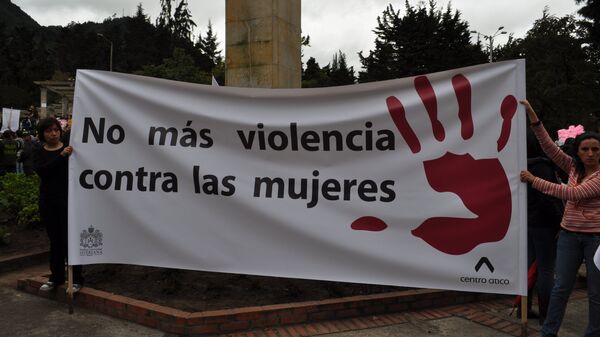 Protesta contra la violencia de género (archivo) - Sputnik Mundo