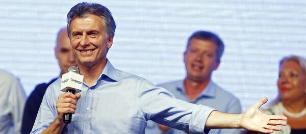 Mauricio Macri, presidente electo de Argentina - Sputnik Mundo