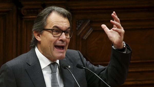 Artur Mas, el presidente en funciones del Gobierno catalán - Sputnik Mundo