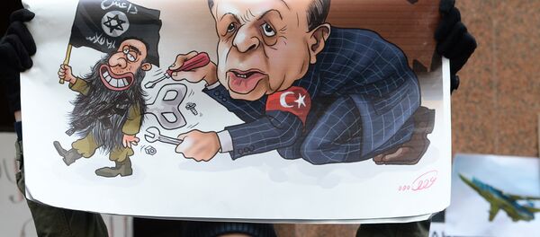 Manifestación en Moscú tras el derribo del Su-24 - Sputnik Mundo