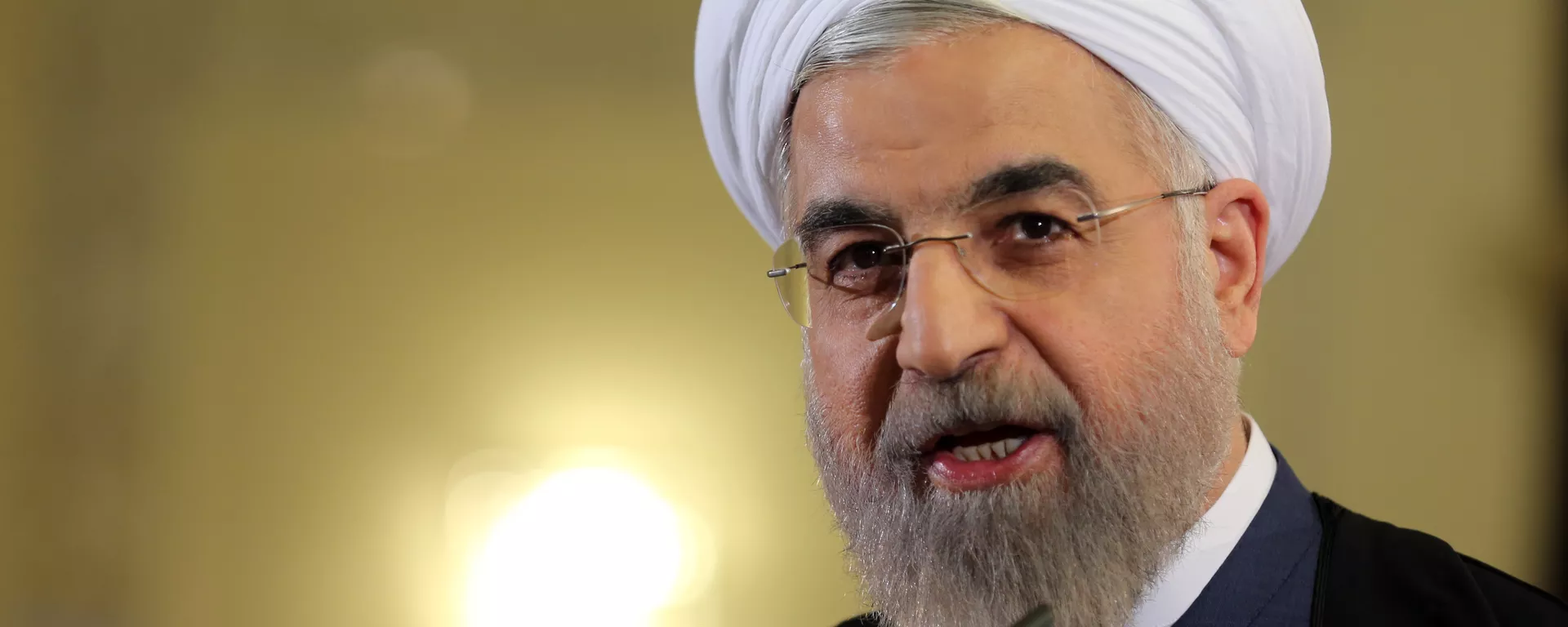 Iranian President Hassan Rouhani speaks during a press conference in Tehran on April 3, 2015. Iranian President Hassan Rouhani speaks during a press conference in Tehran on April 3, 2015. - Sputnik Mundo, 1920, 07.04.2021