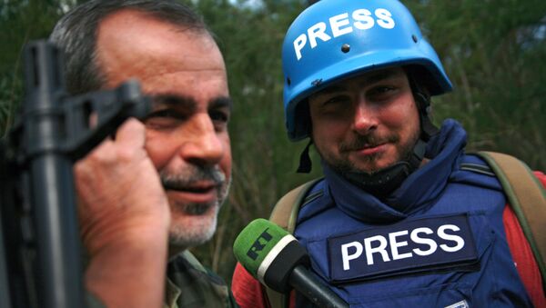 Sargon Hadaya, reportero de la cadena de televisión RT - Sputnik Mundo