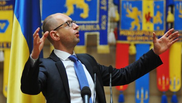 Arseni Yatseniuk, primer ministro de Ucrania - Sputnik Mundo