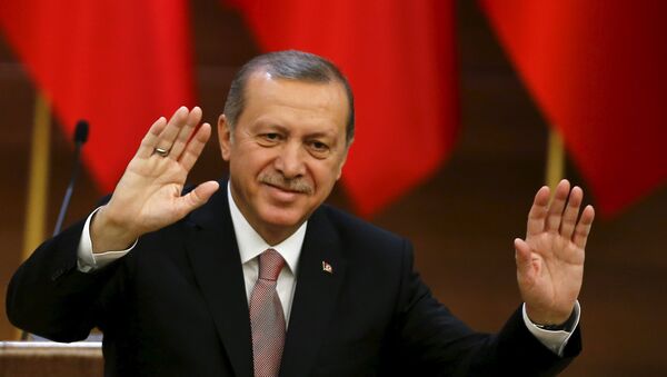 Recep Tayyip Erdogan, presidente de Turquía - Sputnik Mundo