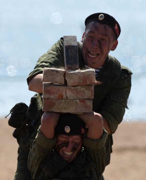 “Muerte negra” o la infantería naval de Rusia - Sputnik Mundo