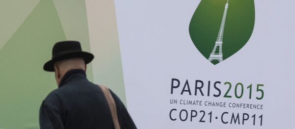 Logo de la Cumbre del Cambio Climático de París - Sputnik Mundo