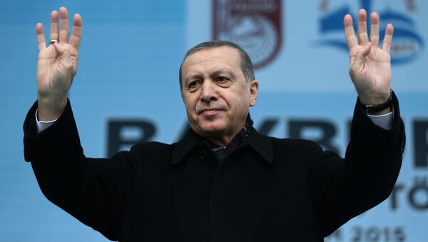 Recep Tayyip Erdogan, presidente de Turquía - Sputnik Mundo