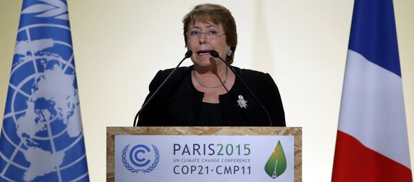 Michelle Bachelet, presidenta de Chile - Sputnik Mundo