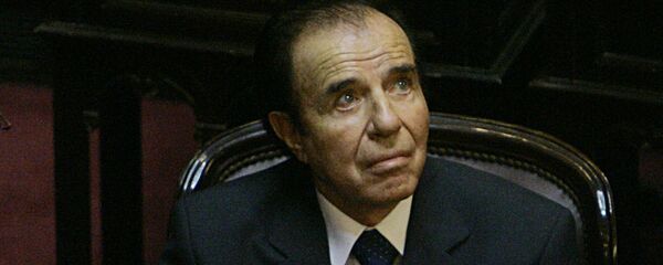 Carlos Menem, expresidente de Argentina - Sputnik Mundo