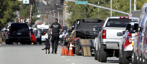 Policía de San Bernardino (archivo) - Sputnik Mundo