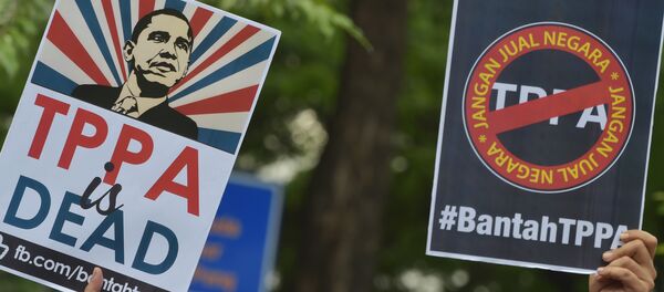 Los ciudadanos de Malasia protestan contra el TPP - Sputnik Mundo