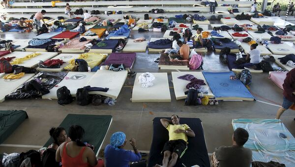 Migrantes cubanos en Costa Rica - Sputnik Mundo