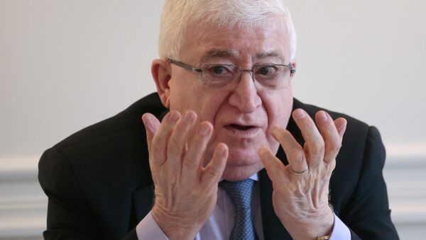 Fuad Masum, presidente de Irak - Sputnik Mundo