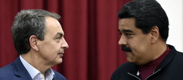 Expresidente del Gobierno de España, José Luis Rodríguez Zapatero, y presidente de Venezuela, Nicolás Maduro (archivo) - Sputnik Mundo