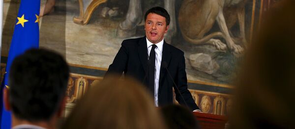 Matteo Renzi, primer ministro de Italia (archivo) - Sputnik Mundo