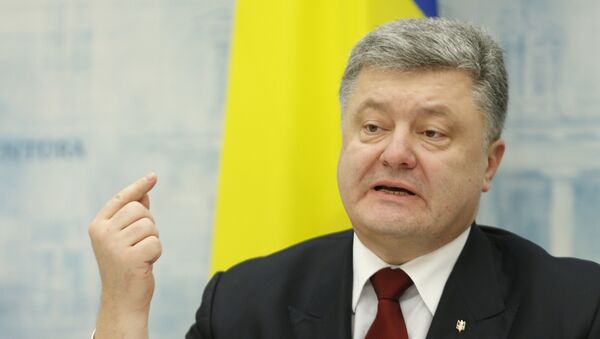 Petró Poroshenko, presidente de Ucrania - Sputnik Mundo