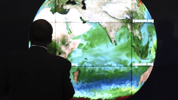 Mapa climático de la Tierra - Sputnik Mundo