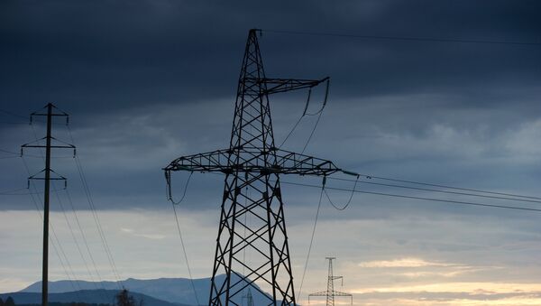 Líneas de la transmisión eléctrica de Crimea - Sputnik Mundo