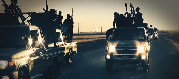 Yihadistas del grupo terrorista Daesh - Sputnik Mundo