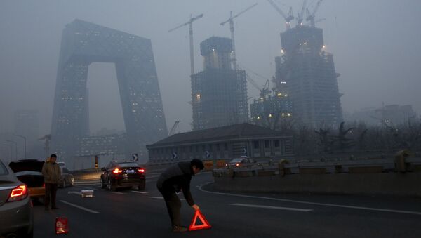 Smog en Pekín Smog en Pekín - Sputnik Mundo