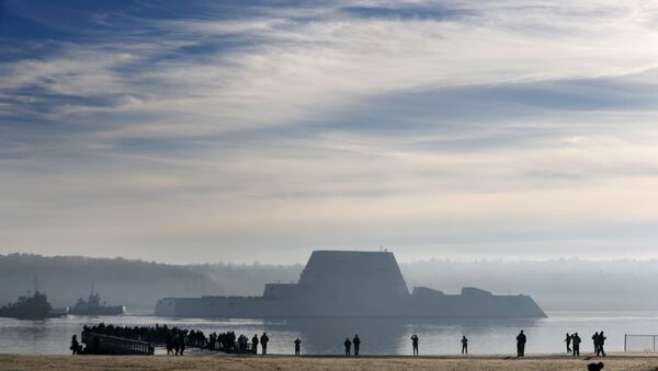 USS Zumwalt, el destructor furtivo de la Armada de EEUU - Sputnik Mundo