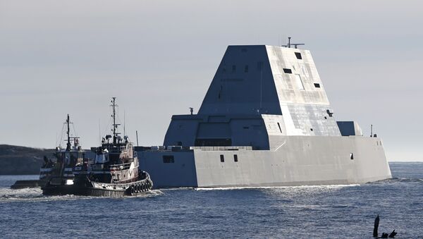 Destructor estadounidense de la clase Zumwalt - Sputnik Mundo