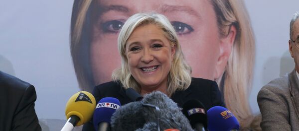 Marine Le Pen, líder del partido Frente Nacional - Sputnik Mundo