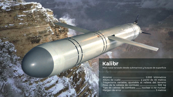 Misil de crucero Kalibr - Sputnik Mundo