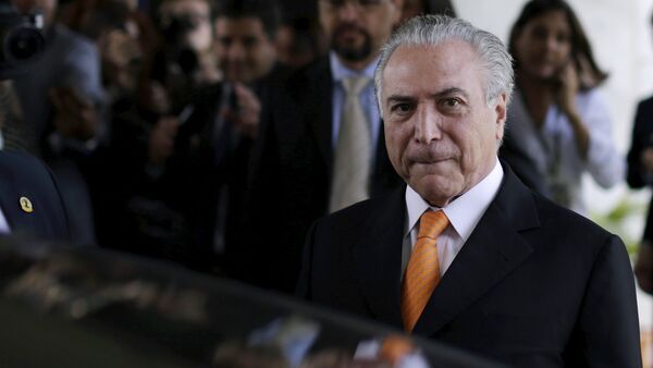 Michel Temer, vicepresidente de Brasil - Sputnik Mundo