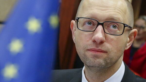 Arseni Yatseniuk, primer ministro de Ucrania - Sputnik Mundo