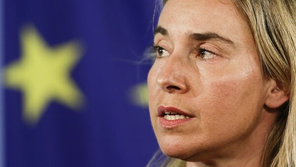 Federica Mogherini, jefa de la diplomacia europea - Sputnik Mundo