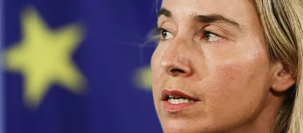 Federica Mogherini, alta representante para Asuntos Exteriores de UE Federica Mogherini, alta representante para Asuntos Exteriores de UE - Sputnik Mundo