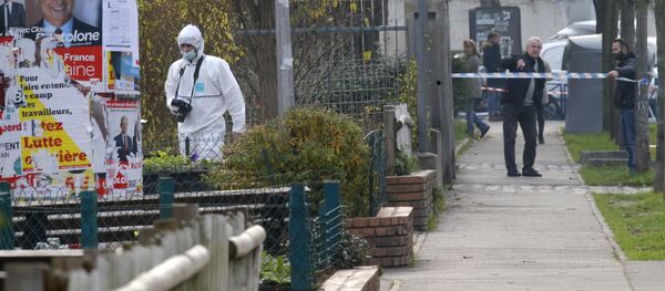 El lugar del incidente en Aubervilliers, en los alrededores de París - Sputnik Mundo