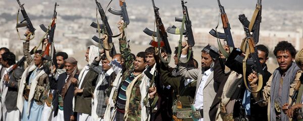 Hutíes en Yemen - Sputnik Mundo