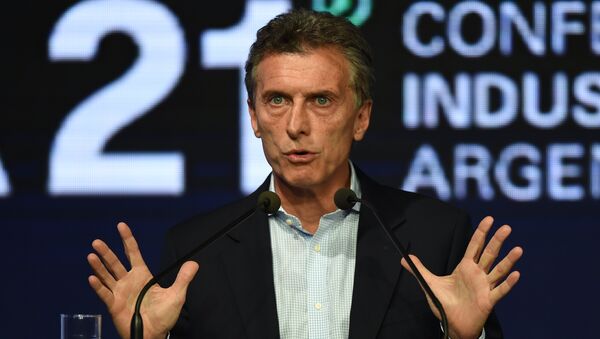 Mauricio Macri, presidente de Argentina - Sputnik Mundo