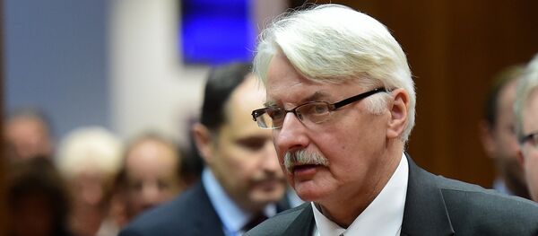 Witold Waszczykowski, ministro de Exteriores de Polonia - Sputnik Mundo