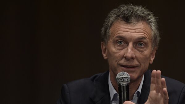 Mauricio Macri, presidente de Argentina (archivo) - Sputnik Mundo