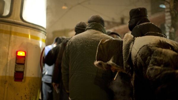 Los sin hogar de Moscú - Sputnik Mundo