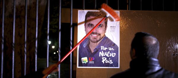 Cartel electoral de la Unidad Popular - Sputnik Mundo