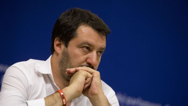 Matteo Salvini, diputado del Parlamento Europeo - Sputnik Mundo