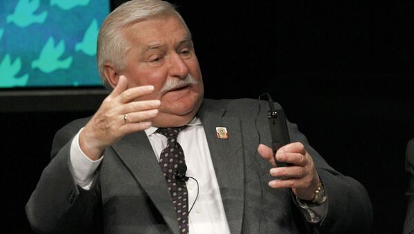 Lech Walesa, ex presidente polaco - Sputnik Mundo