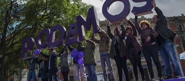 Logo de Podemos - Sputnik Mundo