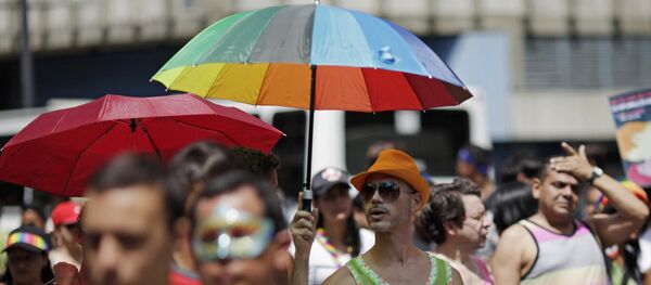Desfile de orgullo LGBT en Caracas - Sputnik Mundo