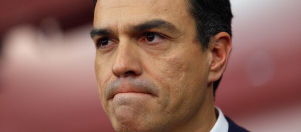 Pedro Sánchez, el secretario general de los socialistas del PSOE - Sputnik Mundo